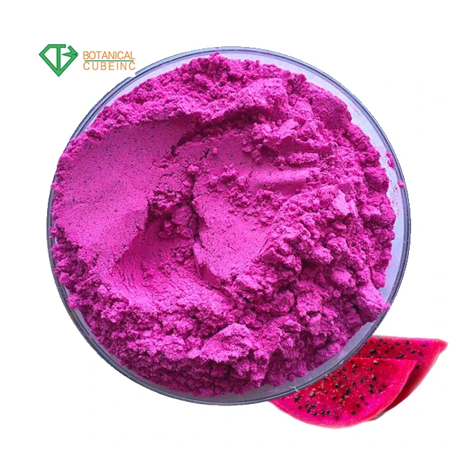 Hot Sale  Pure  Water Soluble 100% Natural Fruit Powder Dragon Fruit Extract Powder