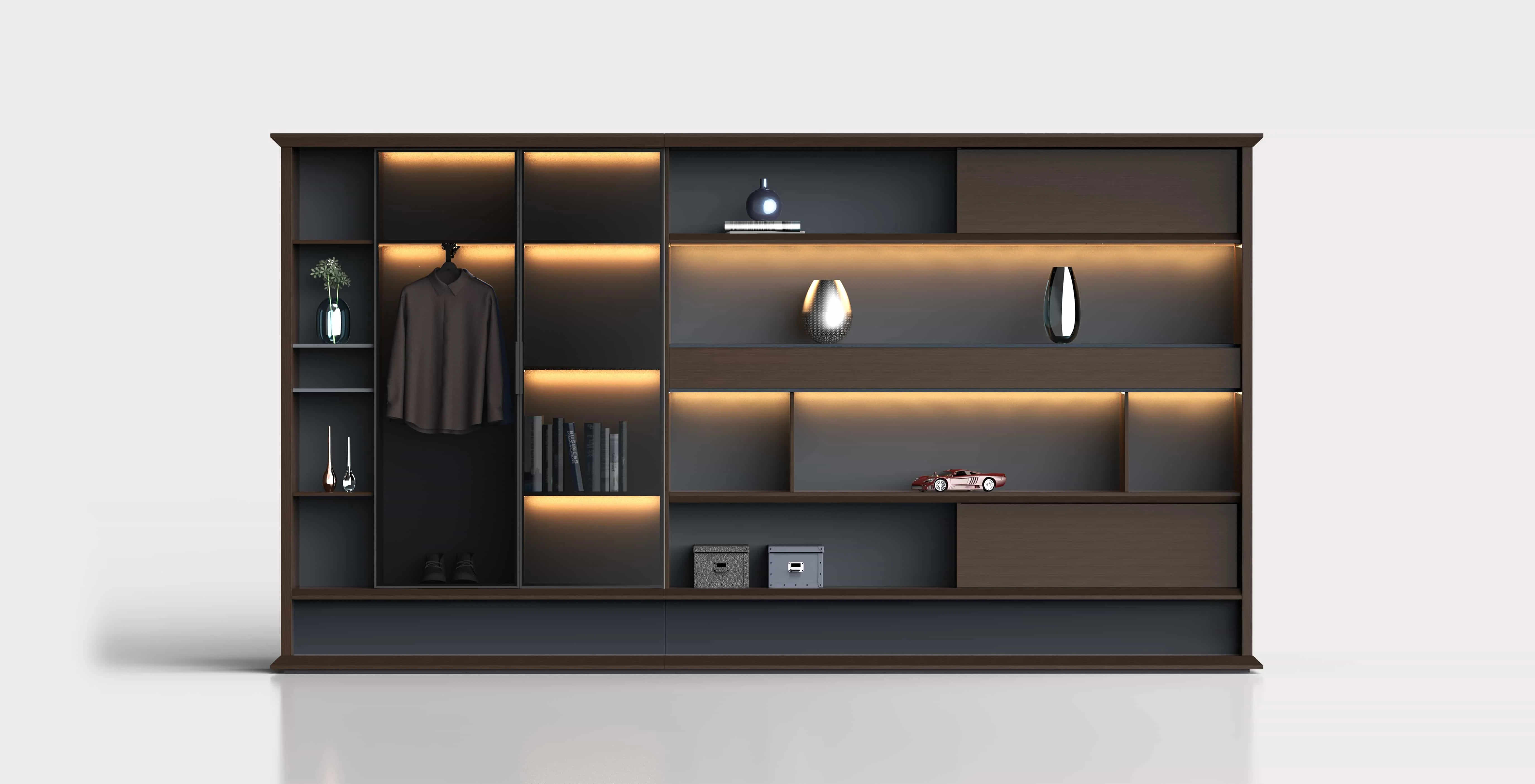 Factory Furniture Wooden Storage Custom Luxury Filing Cabinets Modern File Cabinet