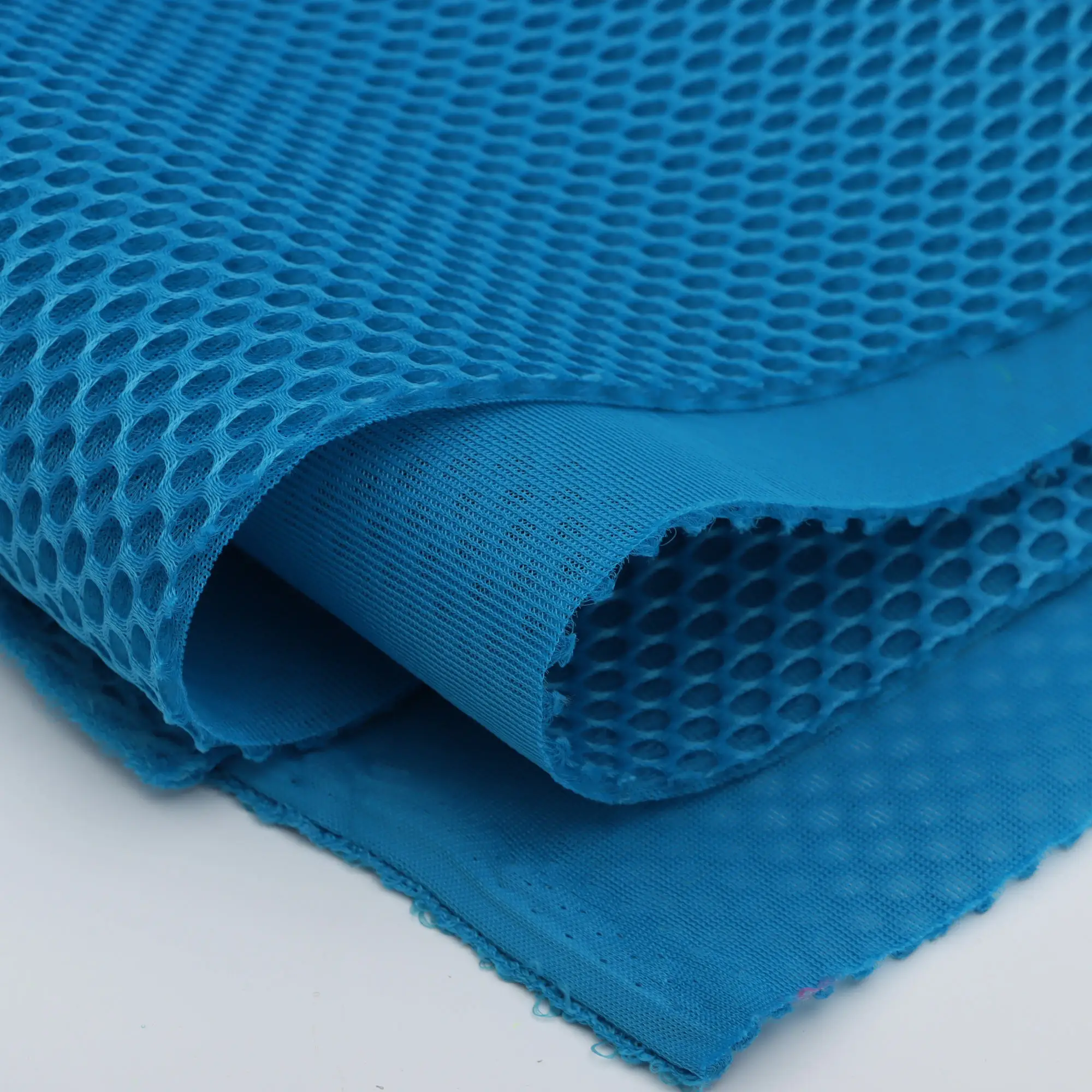 Top quality Shoes Upper Knit Fabric eco-friendly Polyester Knitted 3d Air mesh Breathable Fabric For Sportswear