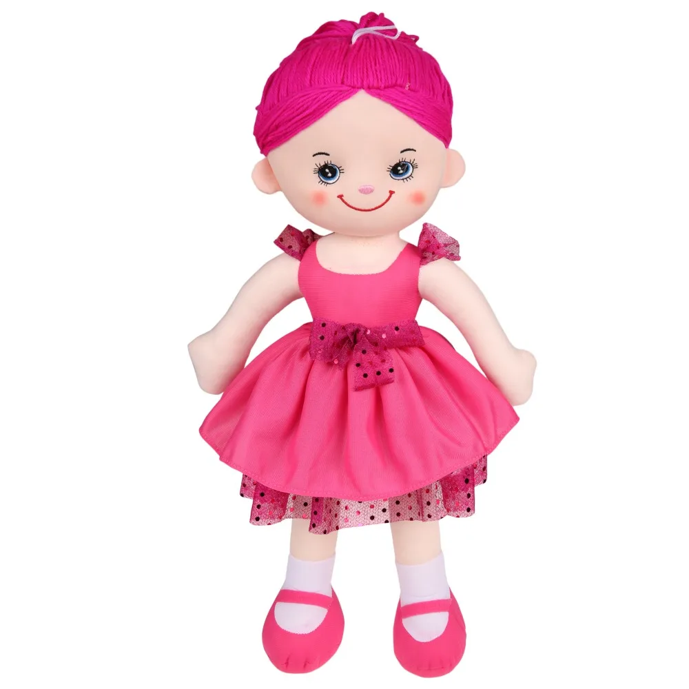 Очаровательная мягкая плюшевая кукла на заказ, тканевая тряпичная кукла для детей