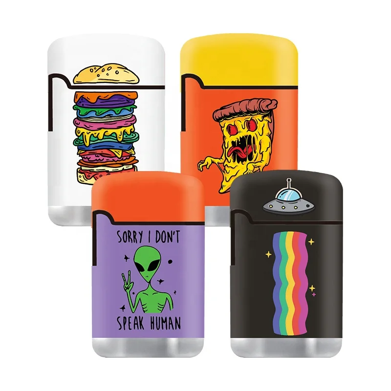 ZENGAZ CUBE In-Stock Display Box Fancy New Design Jet Flame Torch Lighters Briquet for Smoking