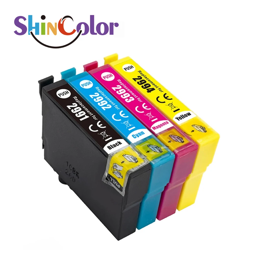 ShinColor 29xl T2991 T2992 T2993 T2994 Premium Color Compatible Inkjet Ink Cartridge for Epson Expression Home Xp 235 XP-245