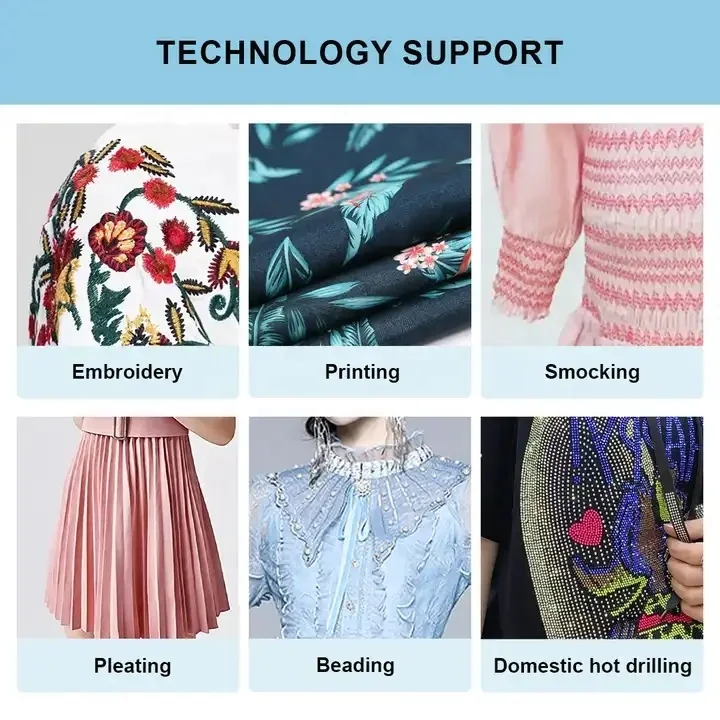 Lancai BSCI ISO09001 Eco-friendly Clothing Women Dress Blouse Pants Apparel Design Services Clothing Custom Manufacture Factory