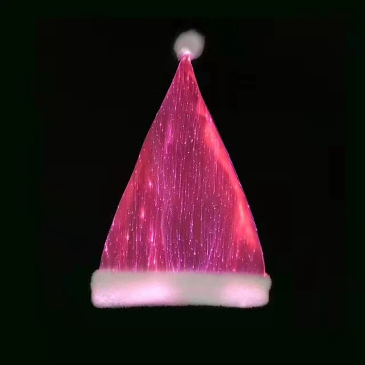 Rayera luminescence Glowing Christmas hat luminous party hat cross-border explosion of Christmas decorations