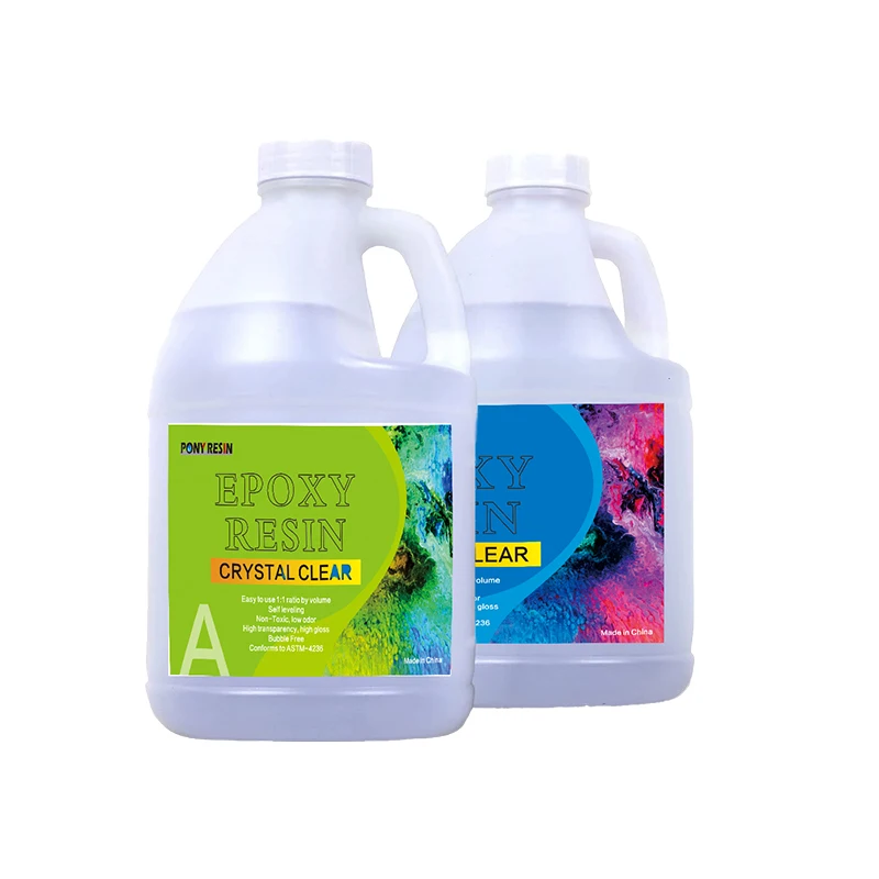 Art Resin Epoxy Supplier 1 Gallon Kit | Easy to Use, Durable, UV Resist for Crafts, Wood Table and Artwork