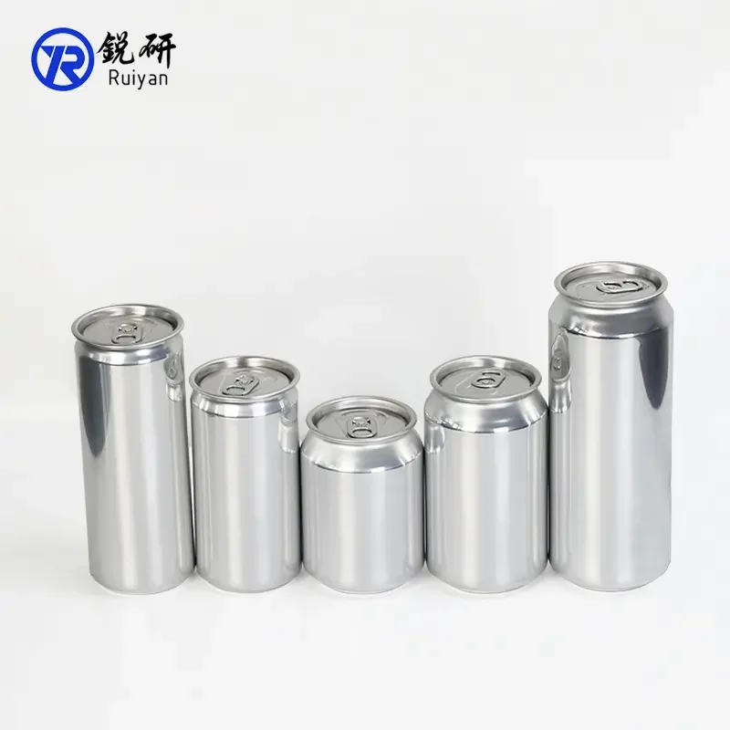 250ml 330ml 355ml 473ml 500ml Standard Aluminum Tin Pop Cans for Beer Soda Beverage Soft Drinks Mineral Water with Easy Open End