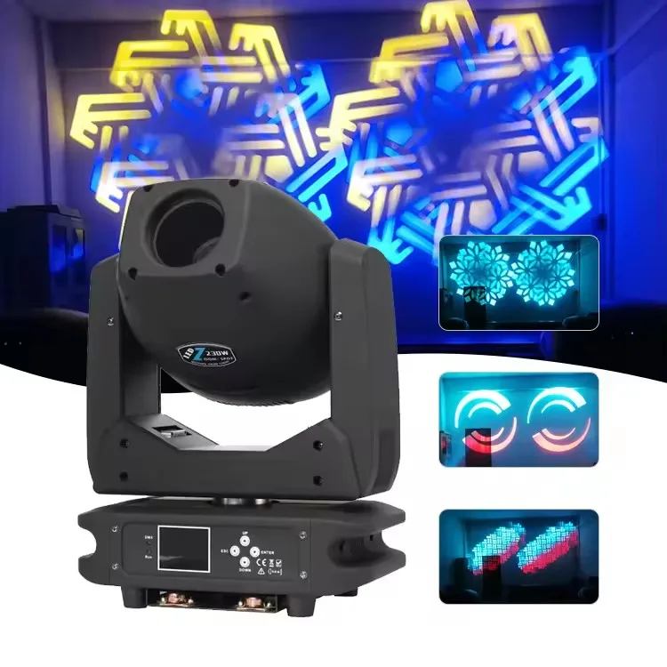 Sharpy Led 230W Light Source Mini 3 In 1 Zoom Beam Spot Moving Head  Light for Disco Party Club Bar dj Show Stage Lighting