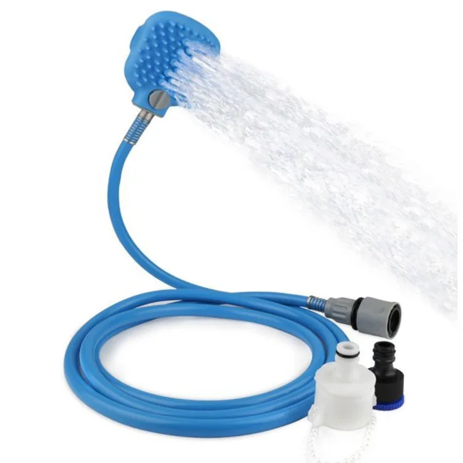 Прямая поставка, удобный массажер для ванны для домашних животных, инструмент для душа, чистящая перчатка для мытья, распылители для ванны, распылитель для душа для собак