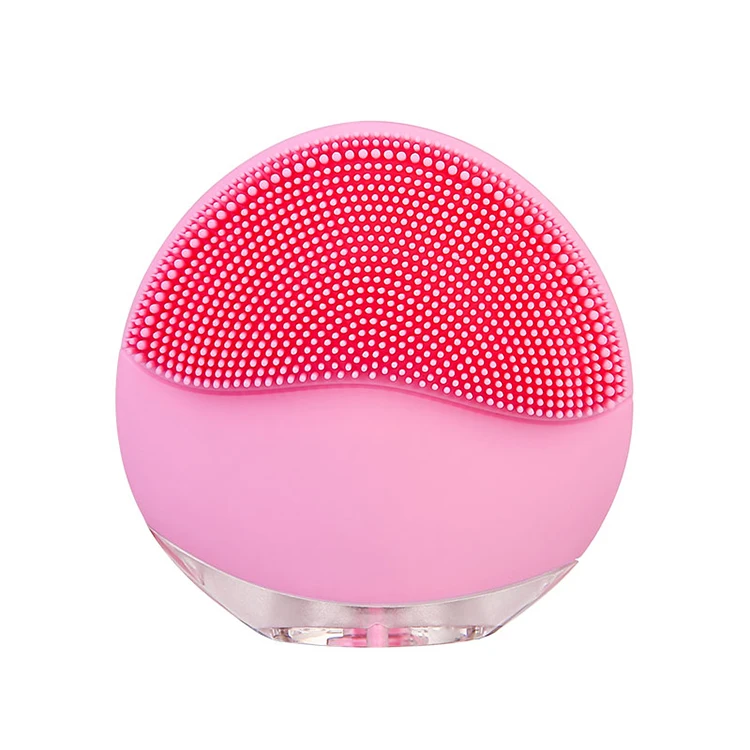 Оптовая продажа, недорогое средство для снятия макияжа, отшелушивающая Водонепроницаемая электрическая Очищающая щетка для лица с зарядным кабелем