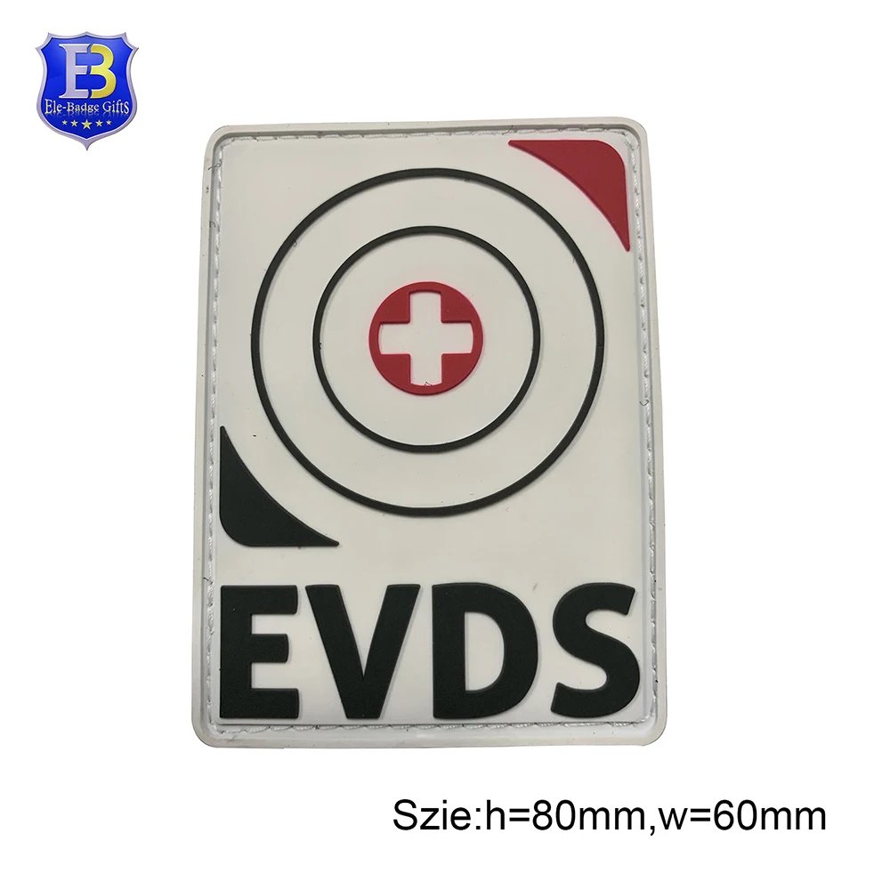 Custom Raised Rubber Logo PVC Hat Badge with Silicone Woven Patches Patches Genre