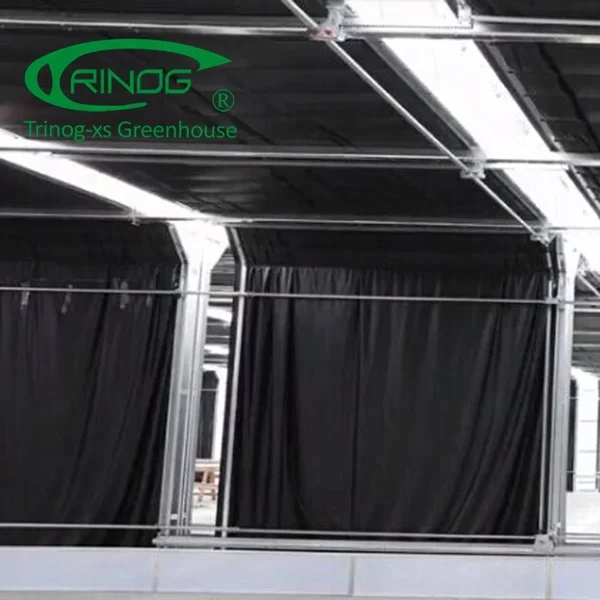 Trinog разработанная Коммерческая Автоматическая теплица со светодиодной подсветкой, однослойная сельскохозяйственная теплица