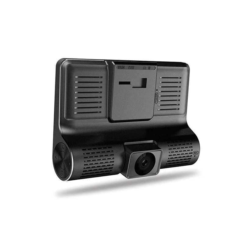 2022 cheap car black box HD 1080p car camera 3 Lens dvr 4 inch night vision dash cam video recorder