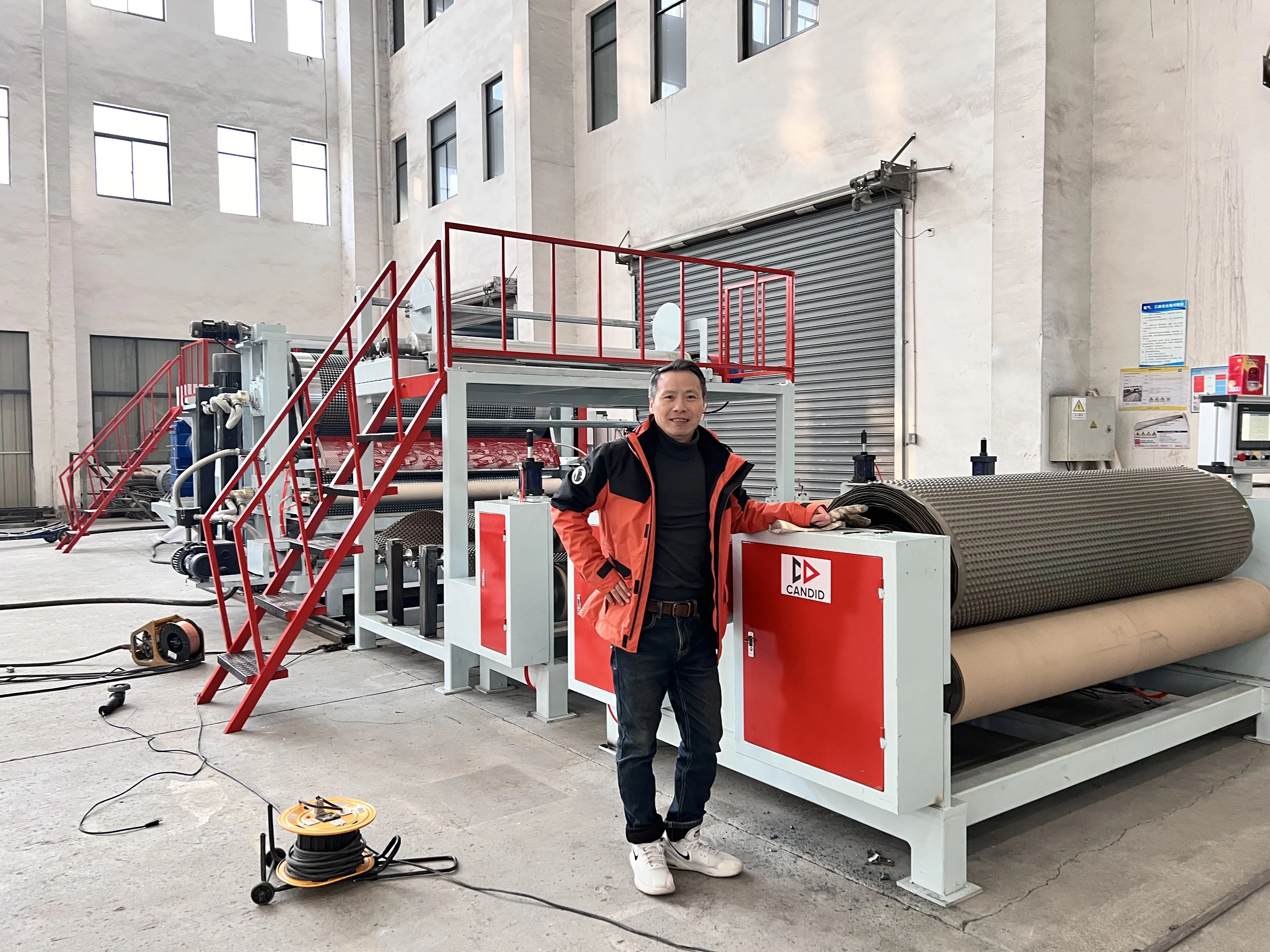 HDPE PP Dimple Drainage sheet ,Extruder Production Machine,Plastic Dimple water stop panel extruder Machine