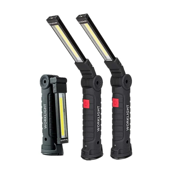 Everyday Carry 3W Hook Tent Lamp Plastic Rechargeable COB Work Light USB Charging Portable Work Lights