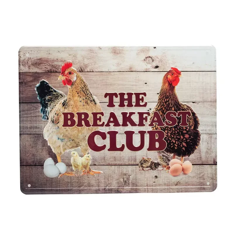 High Quality Custom Design Aluminum Metal Sign Embossed logo Metal Tin Sign Retro Vintage Metal Tin Signs