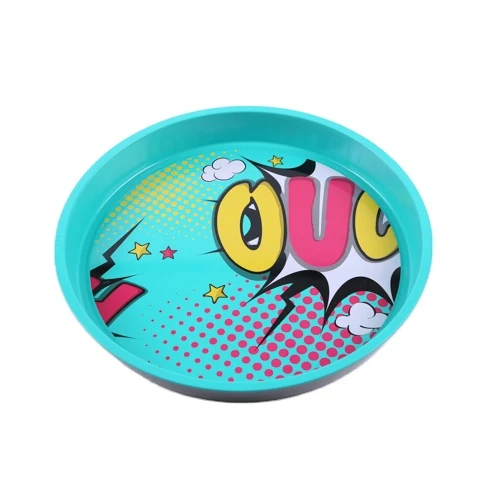 Hot sale durable customized kids food serving rolling tray