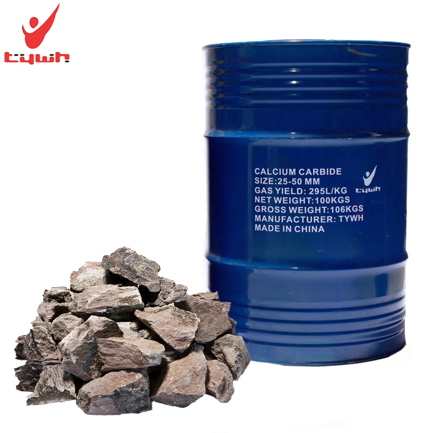 Cheap Price Chemical Inorganic Quality Production High Yield 295Kg/L Acetylene Gas 50-80mm Calcium Carbide