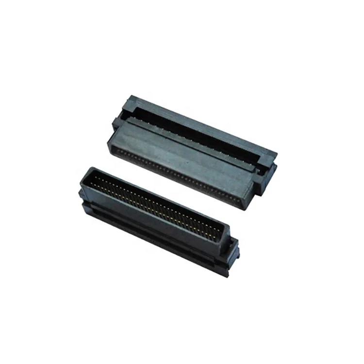 0.635mm Crimp DB 68 Pin HD68 pos male SCSI flat wire Ribbon Connector