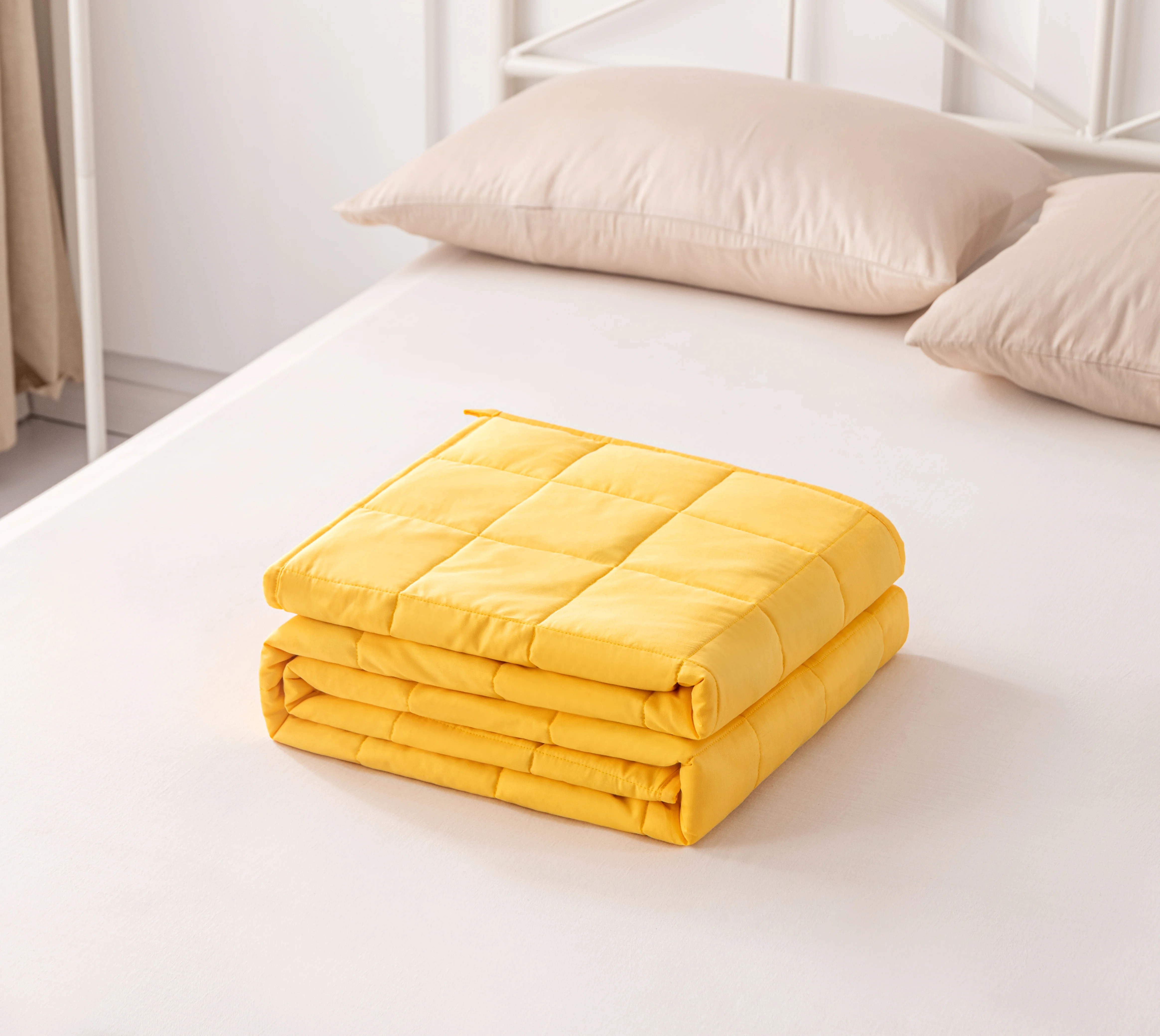 Comfortable Weighted Blanket Kids Beads Premium Cotton Soft Breathable Baby Heavy Blankets