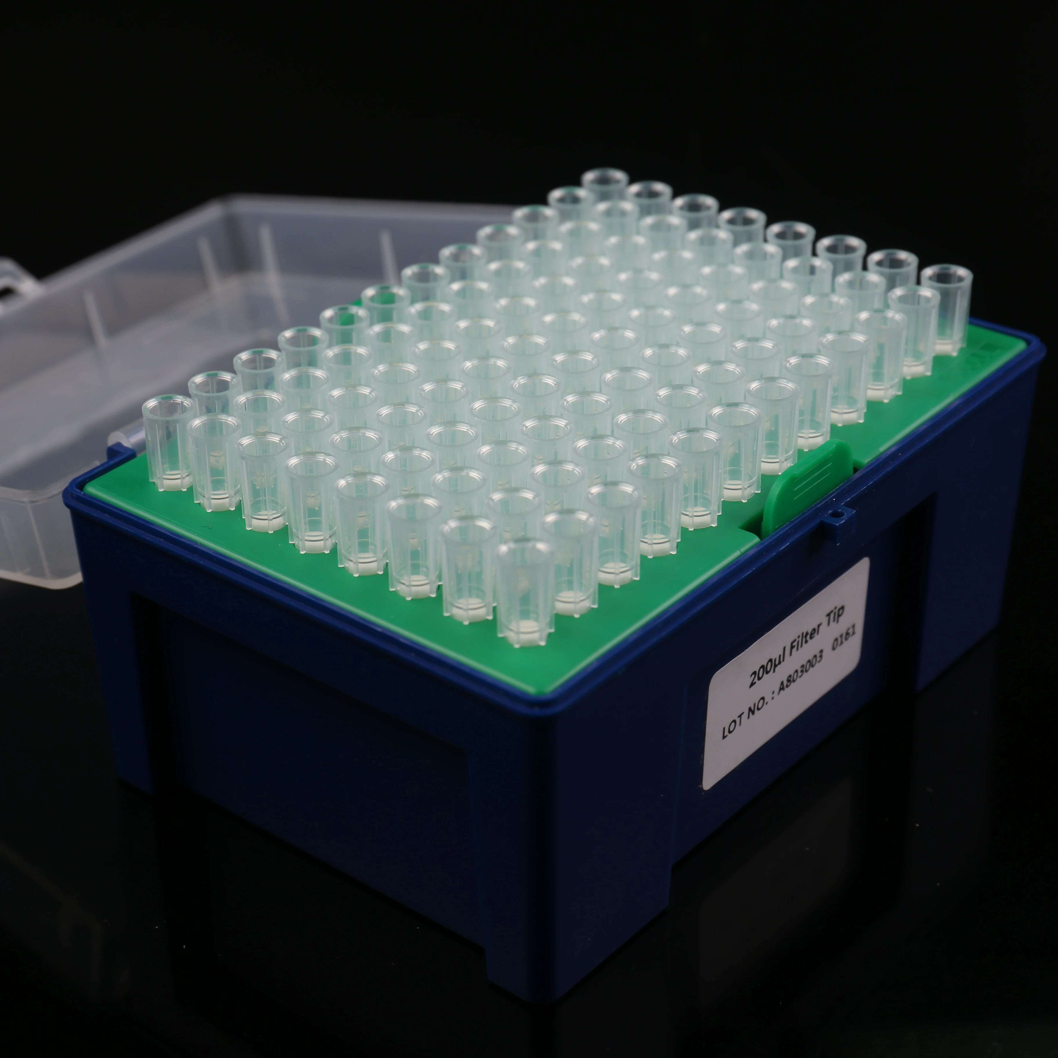  10ul длинный низкоудерживающий проводящий подставка для фильтра biomek