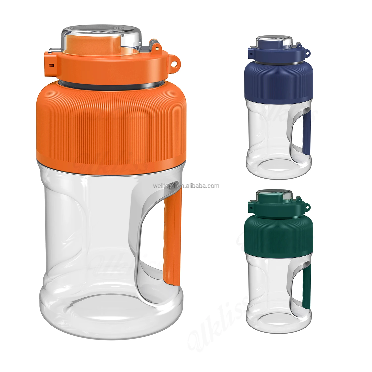Portable Fresh Juicer Sport Bottle Blender 1000ML 8 Blades Electric Portable Blender