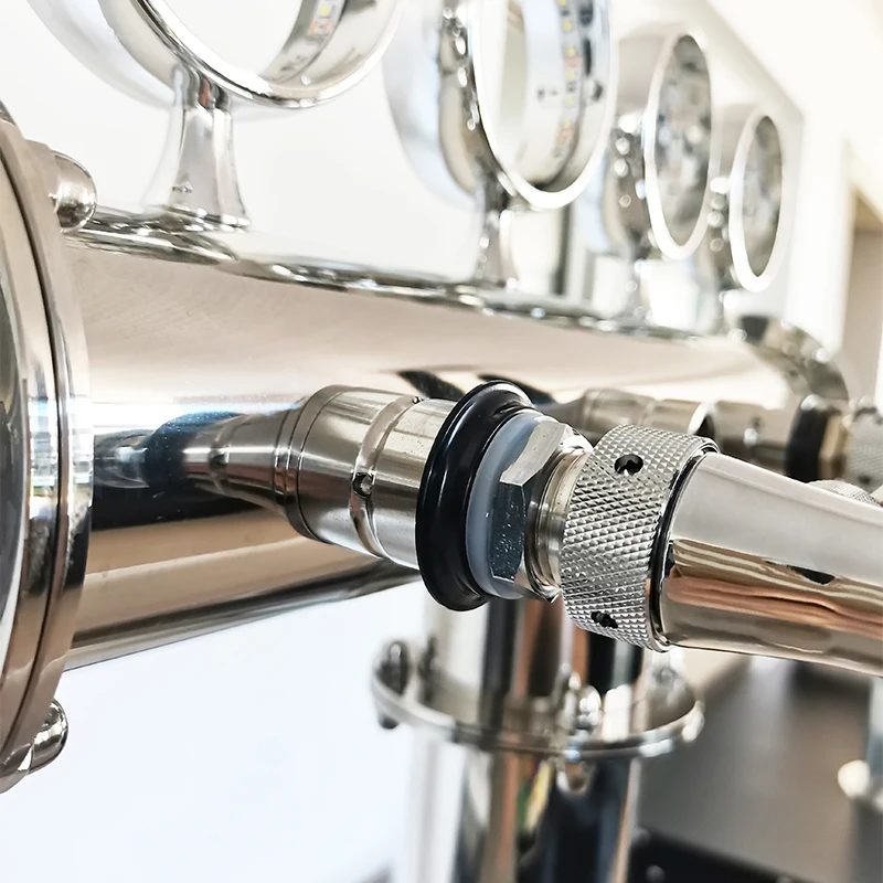 Classic Tap Tower Chrome 4-way Dispensing Tower Draft Beer Tower