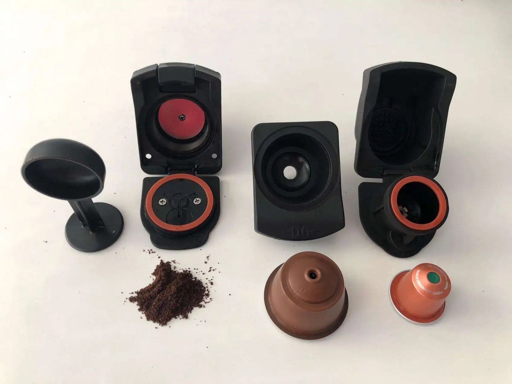 Hot Selling OEM 1450W Portable Capsule Coffee Machine Automatic 3 In 1 Ground Coffee Capsule Coffee Machine