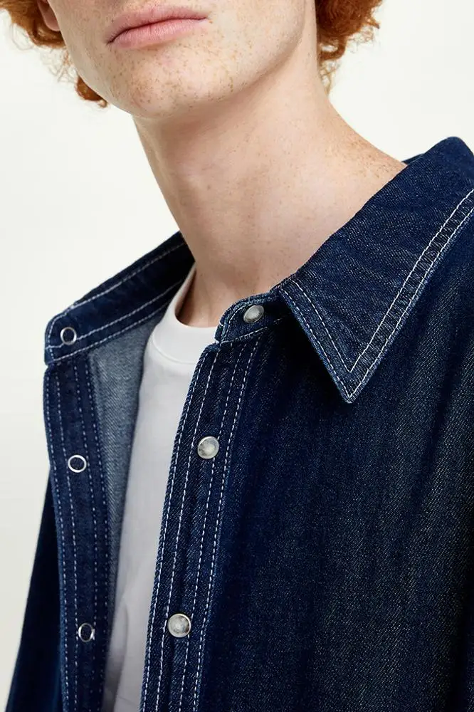 wholesale custom Cowboy shirt for men 100% cotton casual shirt