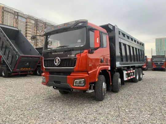 Heavy duty truck Shacman Delong 8x4 used tipper truck 40 ton dump truck 12 wheels for sale