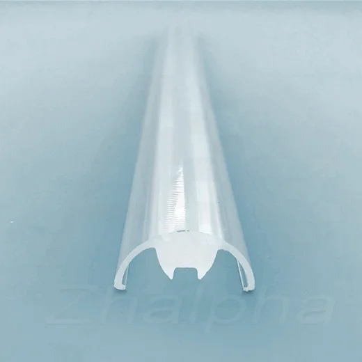 90 degree beam  20Mm Width Double Row Pcb Board Lamp Extruded Clear Pmma Led Light Linear Lens