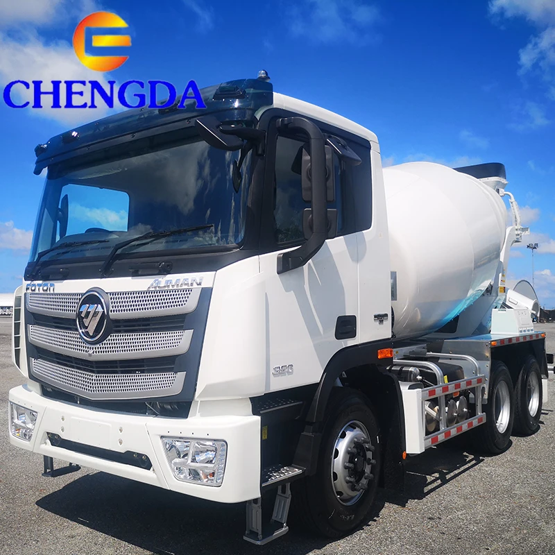 Foton New 10M3 Volumetric 15 Cubic Meters 6X4 Cement Concrete Mixer Truck For Sale