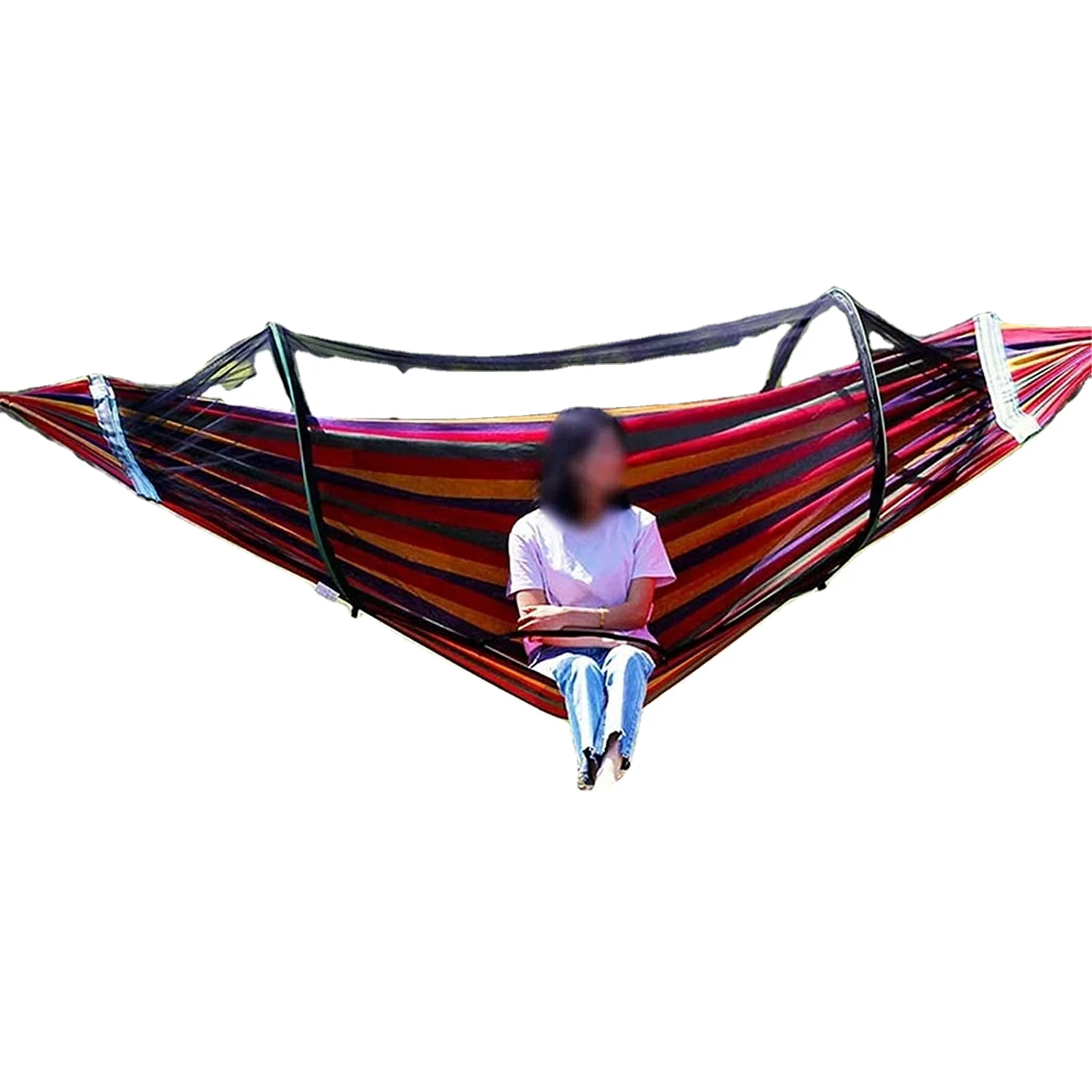 Woqi Up Grade Low Price Cotton Mosquito Hammock Yard Traveling Canvas Mosquto Hammocks