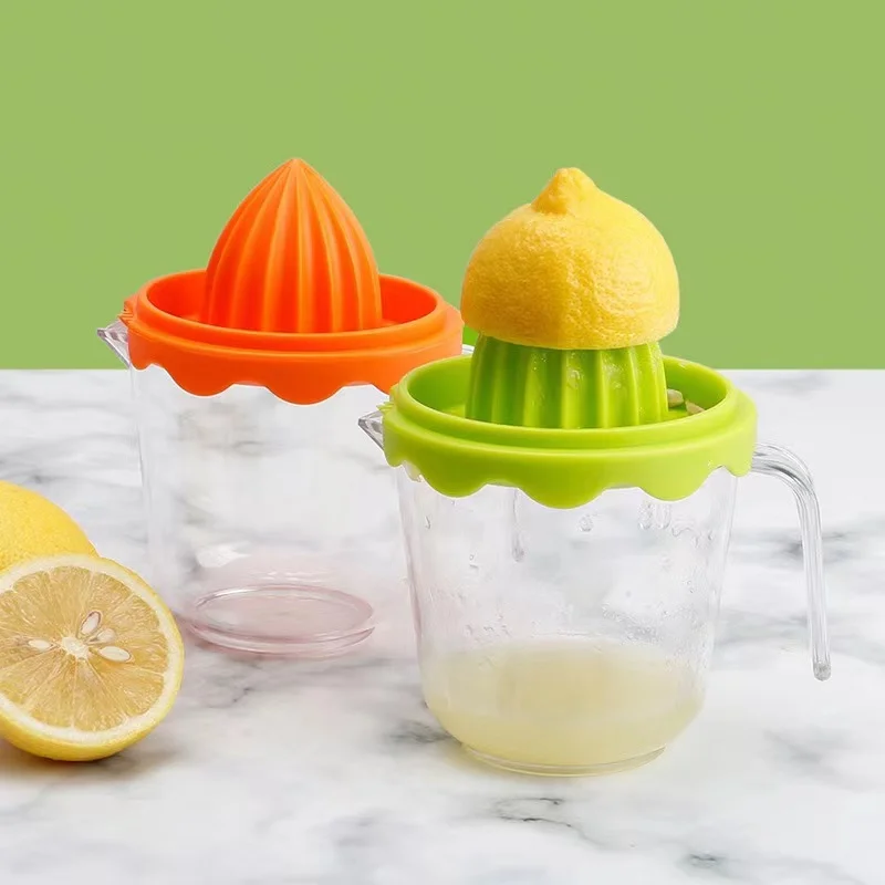 300ml Kitchen Citrus Orange Juicer Zitronenpresse Juice Extractor Manual Plastic Lemon Squeezer With Box