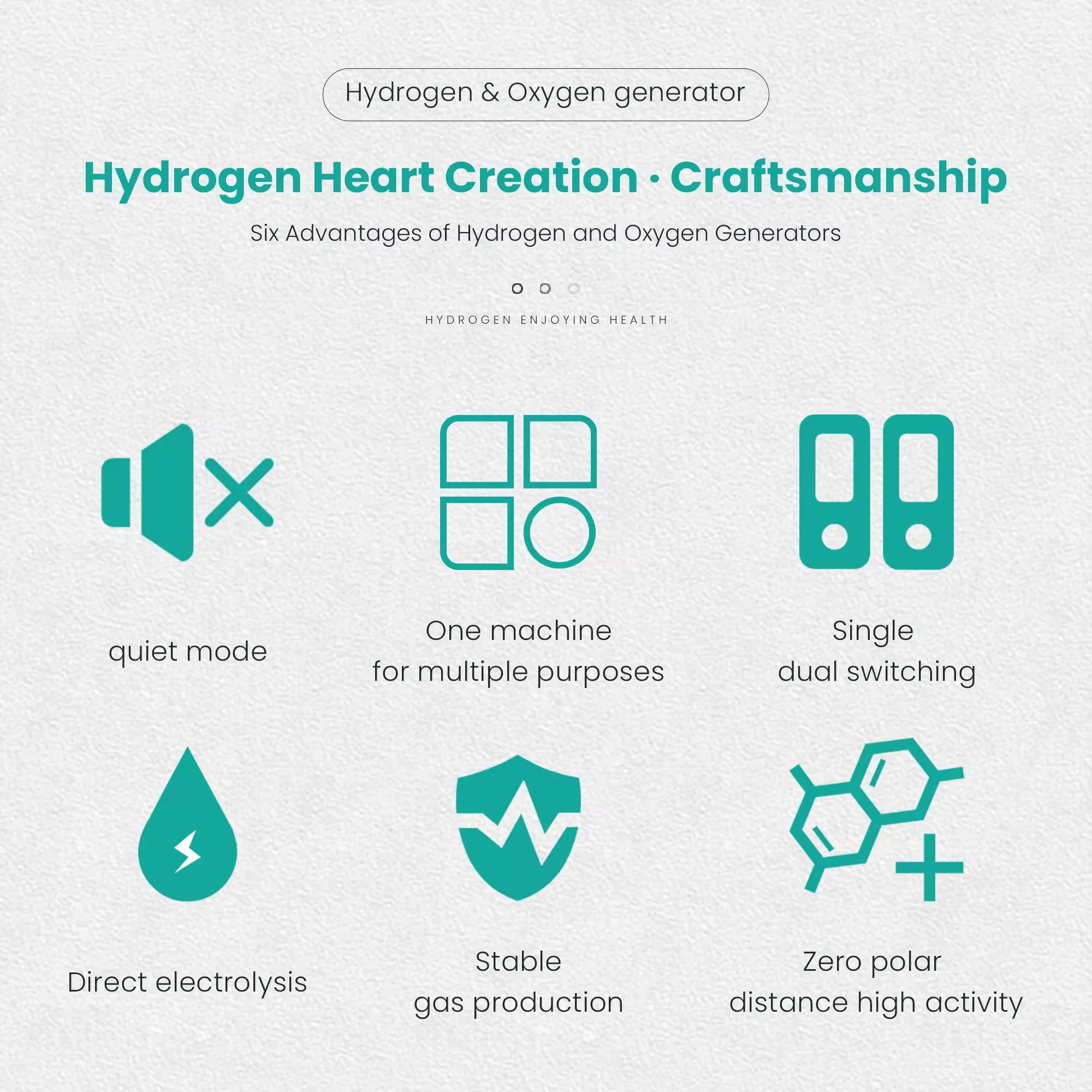 hydrogen inhaler 450ml PEM Portable 300ml Hydrogen mix 150ml Oxygen Inhalation Machine Hydrogen Generator High Purity H2 mix O2