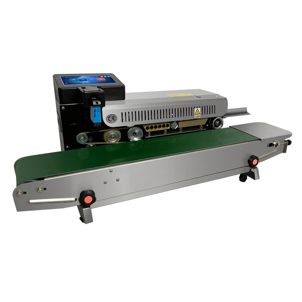 Automatic Band Sealing Machine Continuous Sealing Coding Machine band sealer machine For Aluminum Foil Plastic Bag