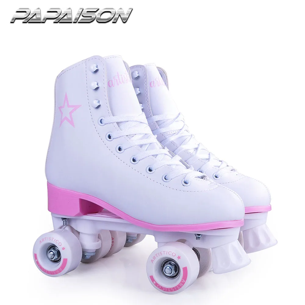 Customizable designed 4 wheels patine quad roller skates paten quad skate colorful  roller skate