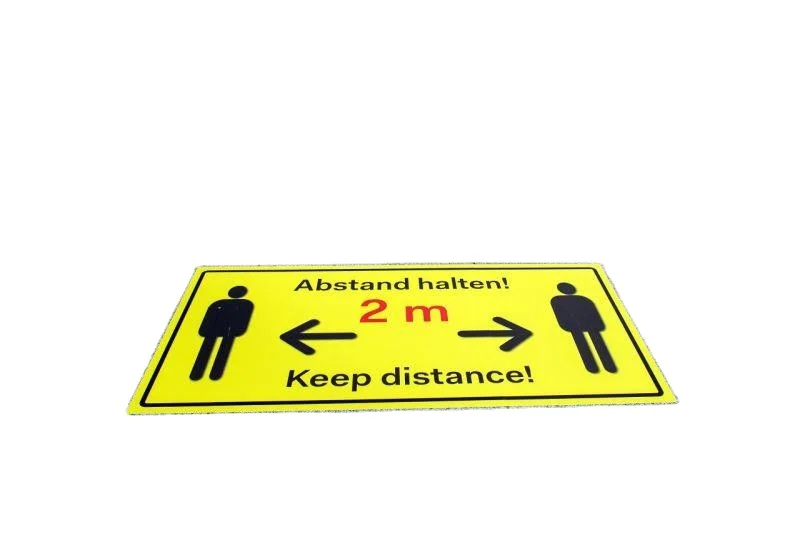 Removable Vinyl decal Stick Social Distancing  for Social Distancing Sticker