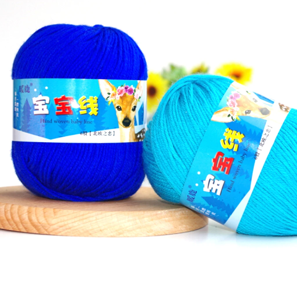 colorful factory OEM cotton milk 6ply yarn for hand knitting