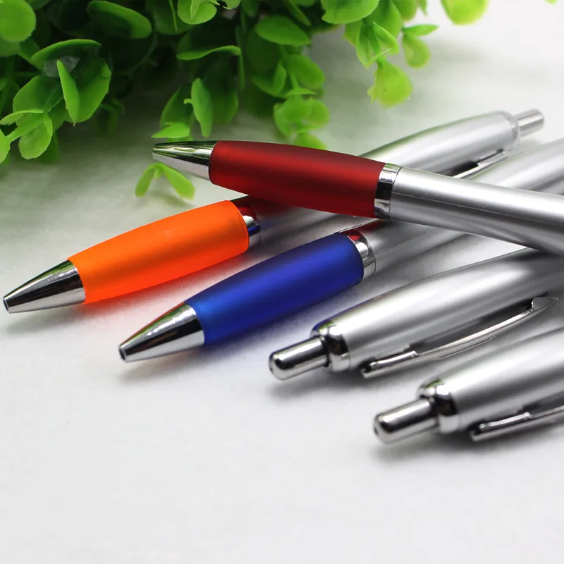 
Wholesale Personalized Logo Customized Plastic Ball Pen Stationery Ballpens Advertising Ballpoint Pens 