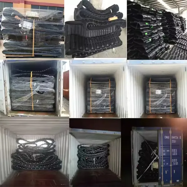 Mini track loader replacement parts rubber tracks 200*72mm for original factory direct sales spare parts rubber tracks