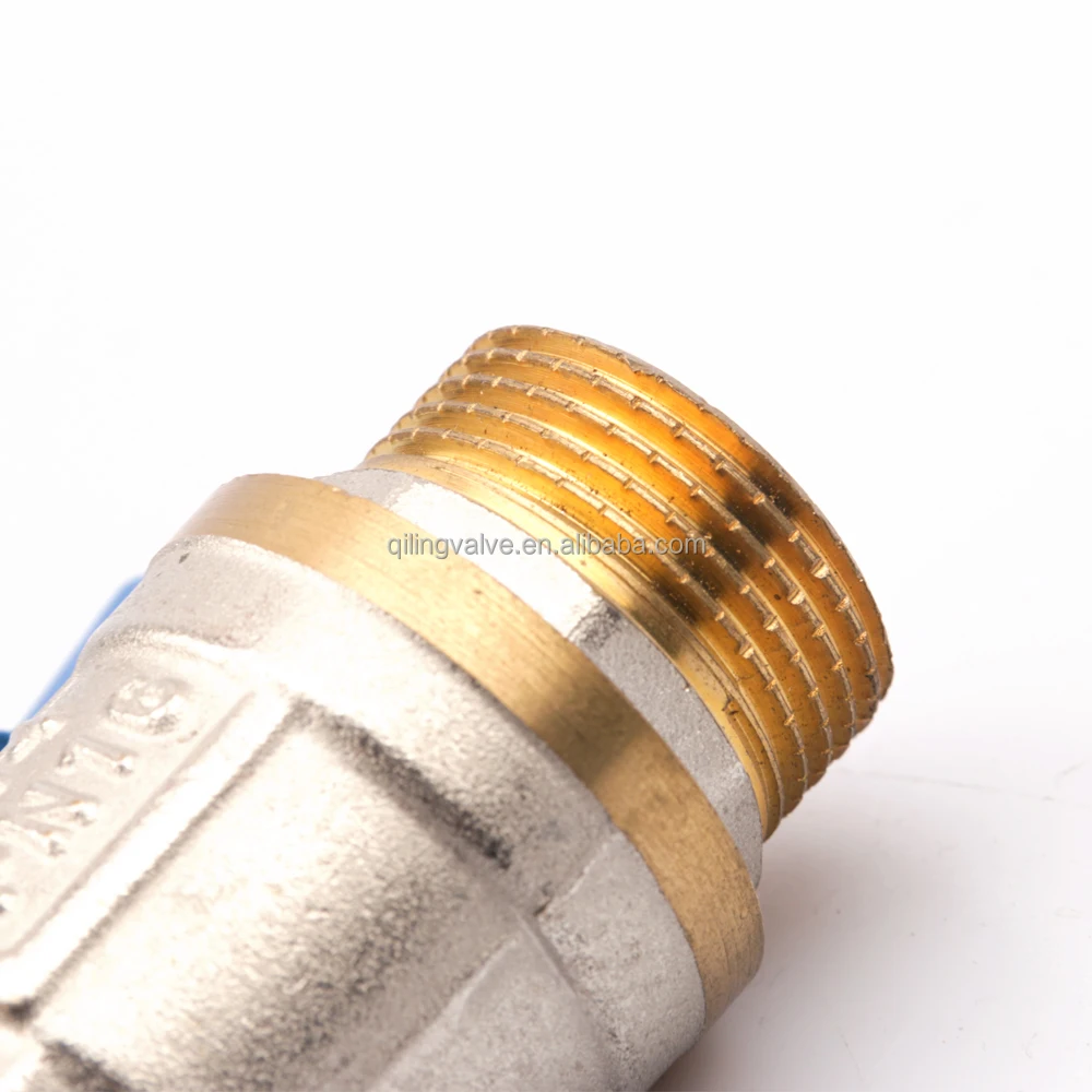 Caleffi italy design gas control 1/2 inch BSPT PN25 heavy duty solar brass ball valve for heater