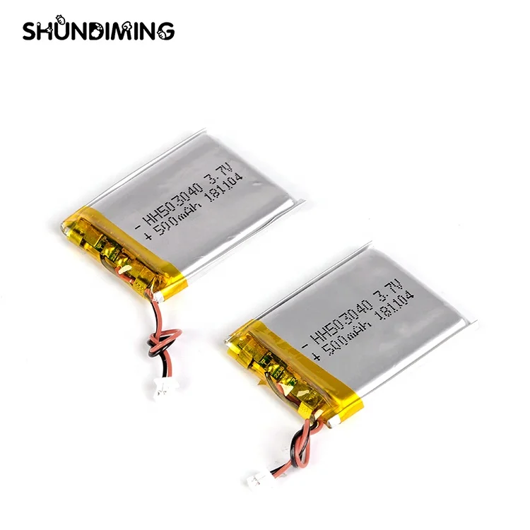 Перезаряжаемая литий-полимерная батарея 3,7 500 В 503040 мАч для электрического устройства