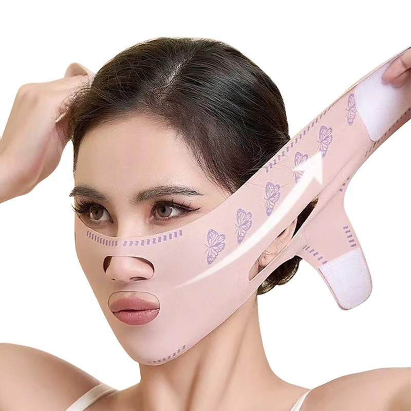 Wholesale Cheap v Shaper Facial Slimming Chin Bandage Strap Lifting Band Relaxation l for Face
