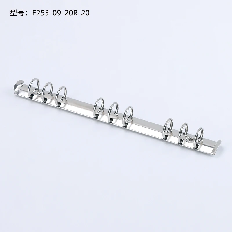 customization A4/A5/A6 Spiral Ring Binder Loose Leaf Multi Ring O Loop mechanism Planner Portfolio Binder Clip