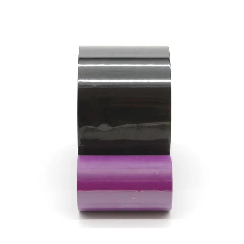 (B) Factory Direct Premium Wax Resin Ribbon Black 55mm*600m near Edge TTO Barcode Printer Ribbon