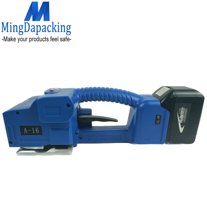 Mingdapacking A16 hand held electric strapping machine friction welding automatic