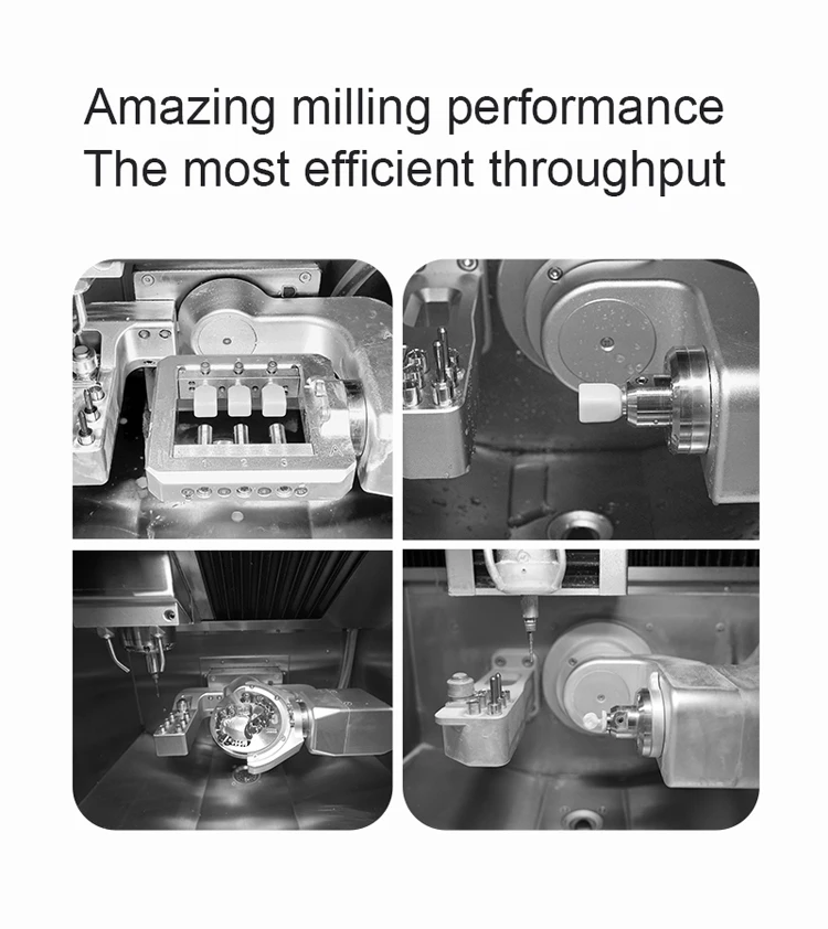Идеальный фрезерный станок для высокоточного пятиосевого шлифовального оборудования X стоматологический CAD/CAM 5 осей CE
