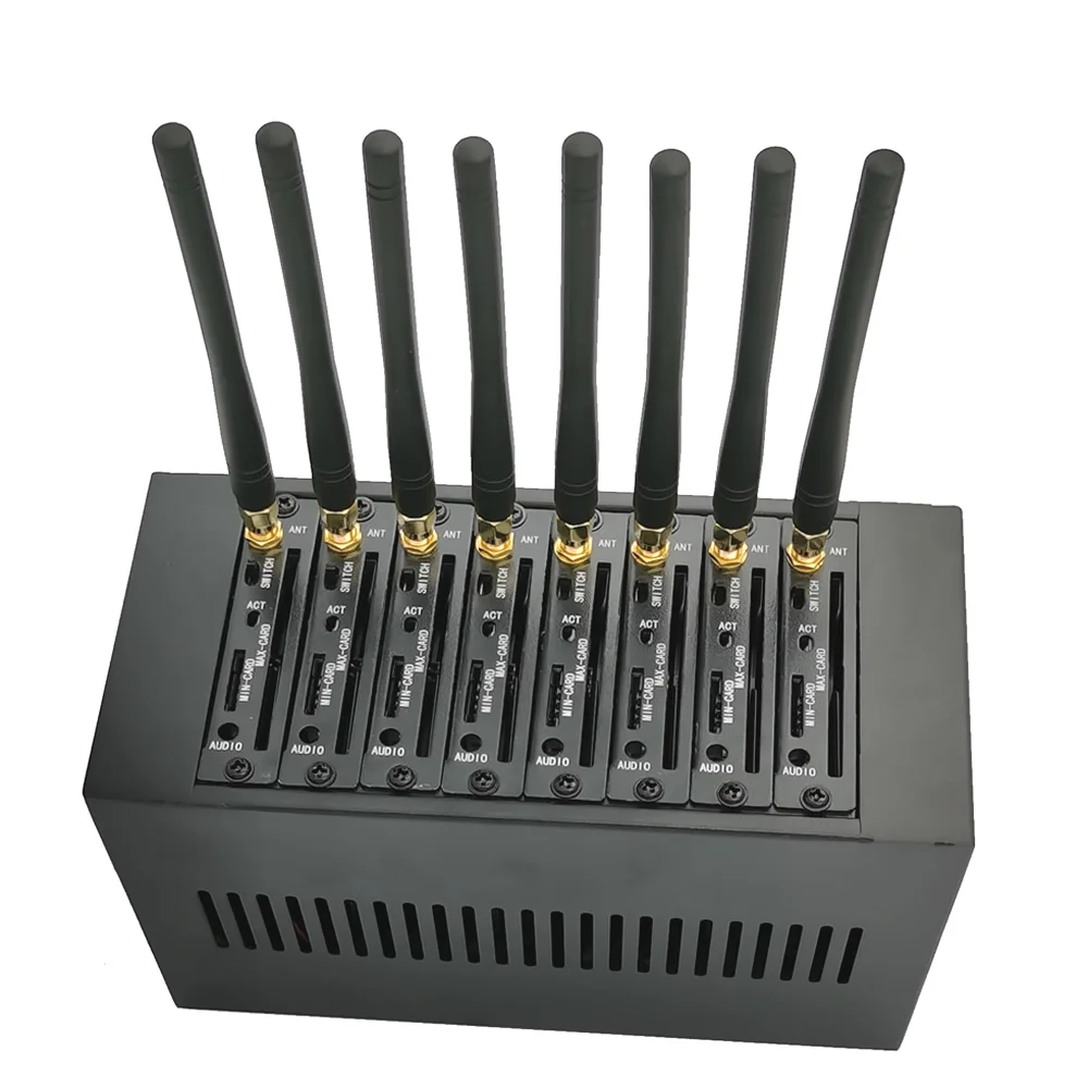 YX быстрая скорость GSM 8 SIM слот массовый SMS модем 4G LTE USB EC25 модуль с IMEI