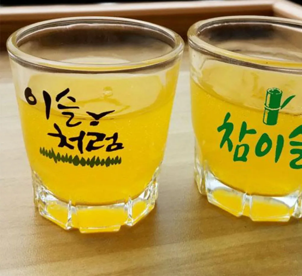 factory direct vodka drinking shot glasses 65ml unique korean soju glass cup set custom Soju Glass cup