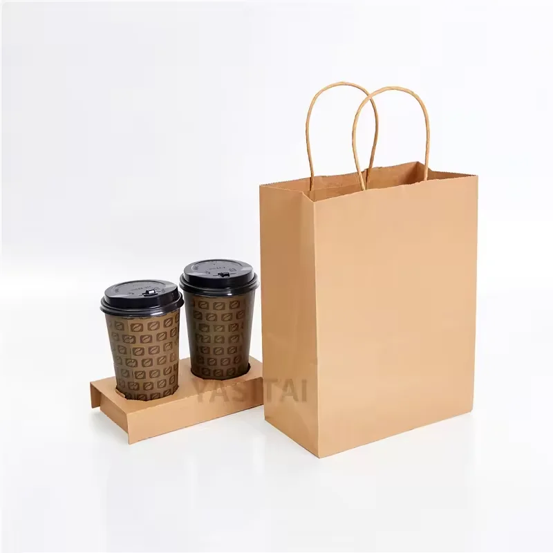 2 or 4 cup holder  Disposable Paper Coffee Cup Holder use for drinks holder